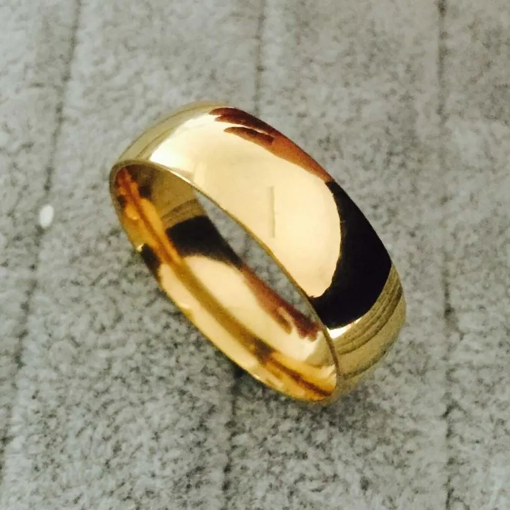 Wedding Rings - Vintage Gold Plated