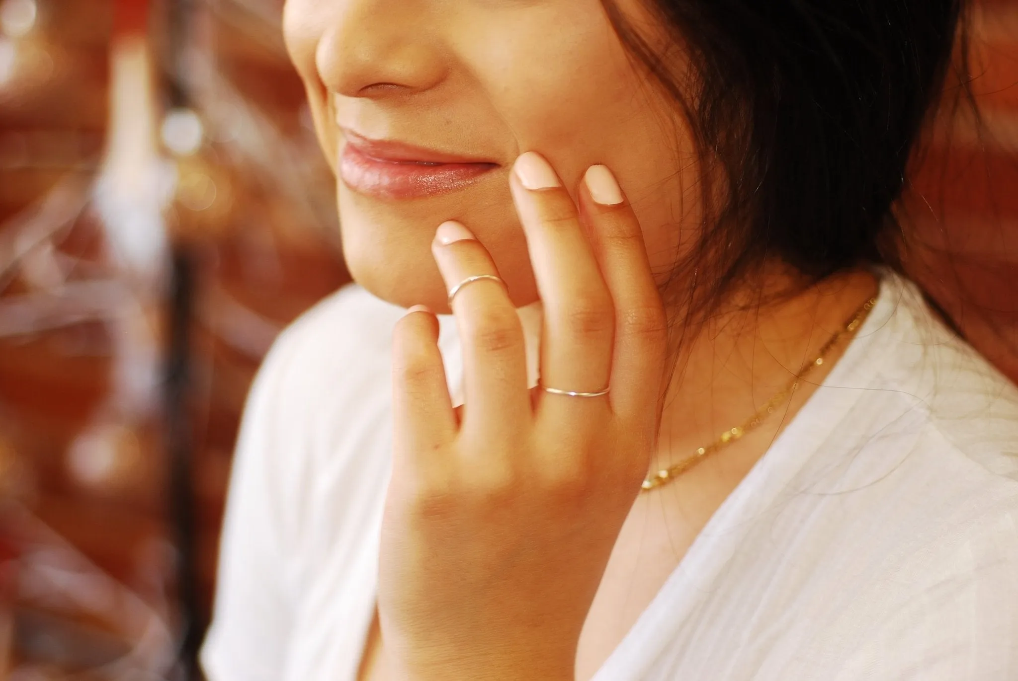 Wholesale 14k Gold Filled Minimalist Stacking Ring- Everyday 14k yellow gold fill thin knuckle ring, midi ring,thin ring band,delicate dainty ring [1]