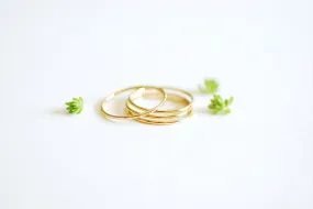 Wholesale 14k Gold Filled Minimalist Stacking Ring- Everyday 14k yellow gold fill thin knuckle ring, midi ring,thin ring band,delicate dainty ring [1]