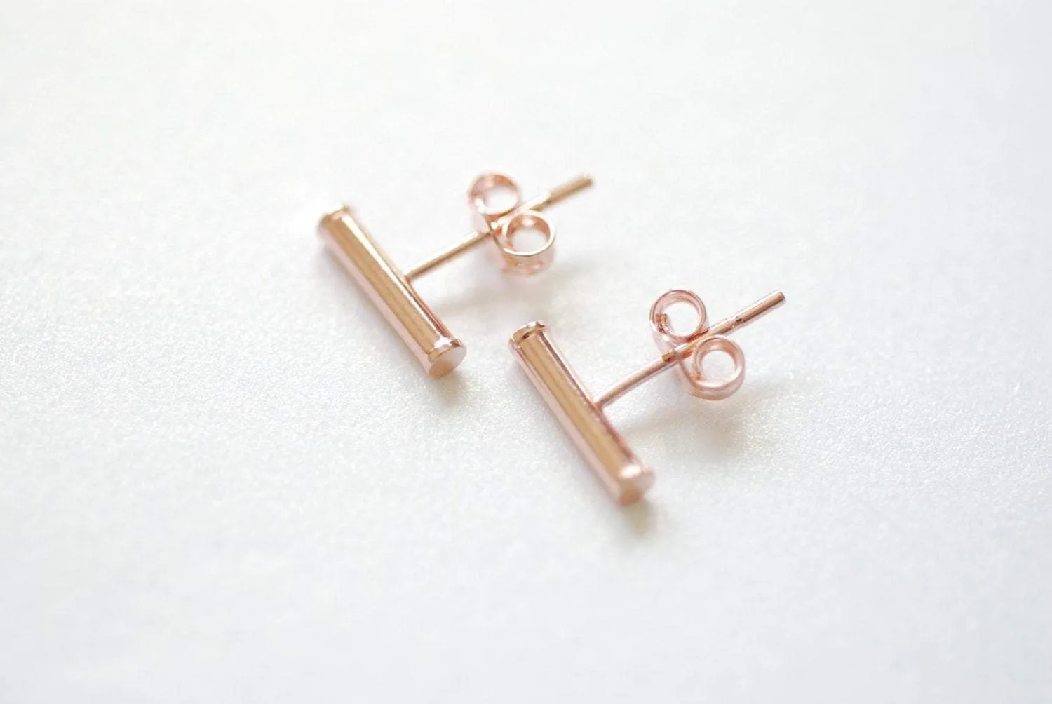 Wholesale Sterling Silver, Gold, Rose Gold, Bar Earrings, Bar Stud Earrings, Line Earrings, Minimal Post Earrings, Ear Climbers, earring ear crawlers